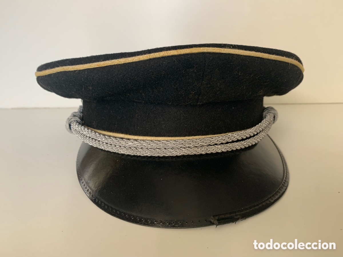 Militaria: GORRA DE PLATO SS-ALLGEMEINE OFICIAL. Original Alemania Segunda Guerra Mundial