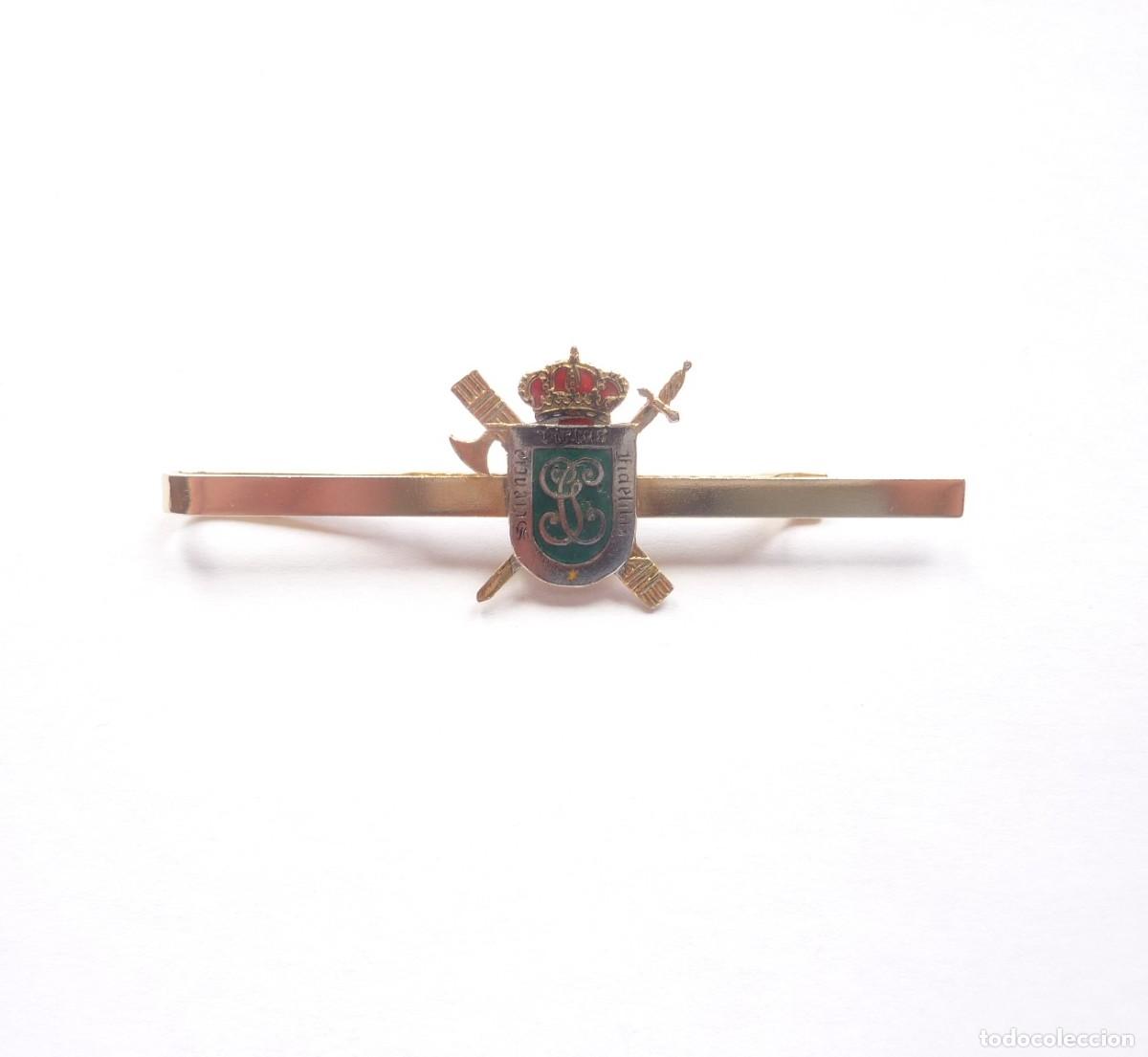 Militaria: Pisacorbatas Academia de Oficiales de la Guardia Civil - Pasacorbatas - Pasador corbatas
