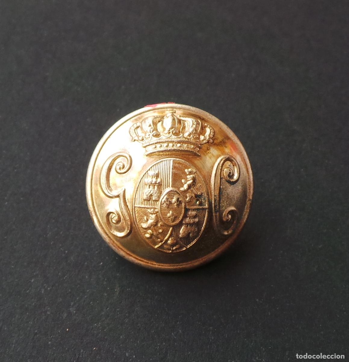 Militaria: BOT&Oacute;N GUARDIA CIVIL. ALFONSO XIII. 2,2 CM DE DI&Aacute;METRO. APROX.