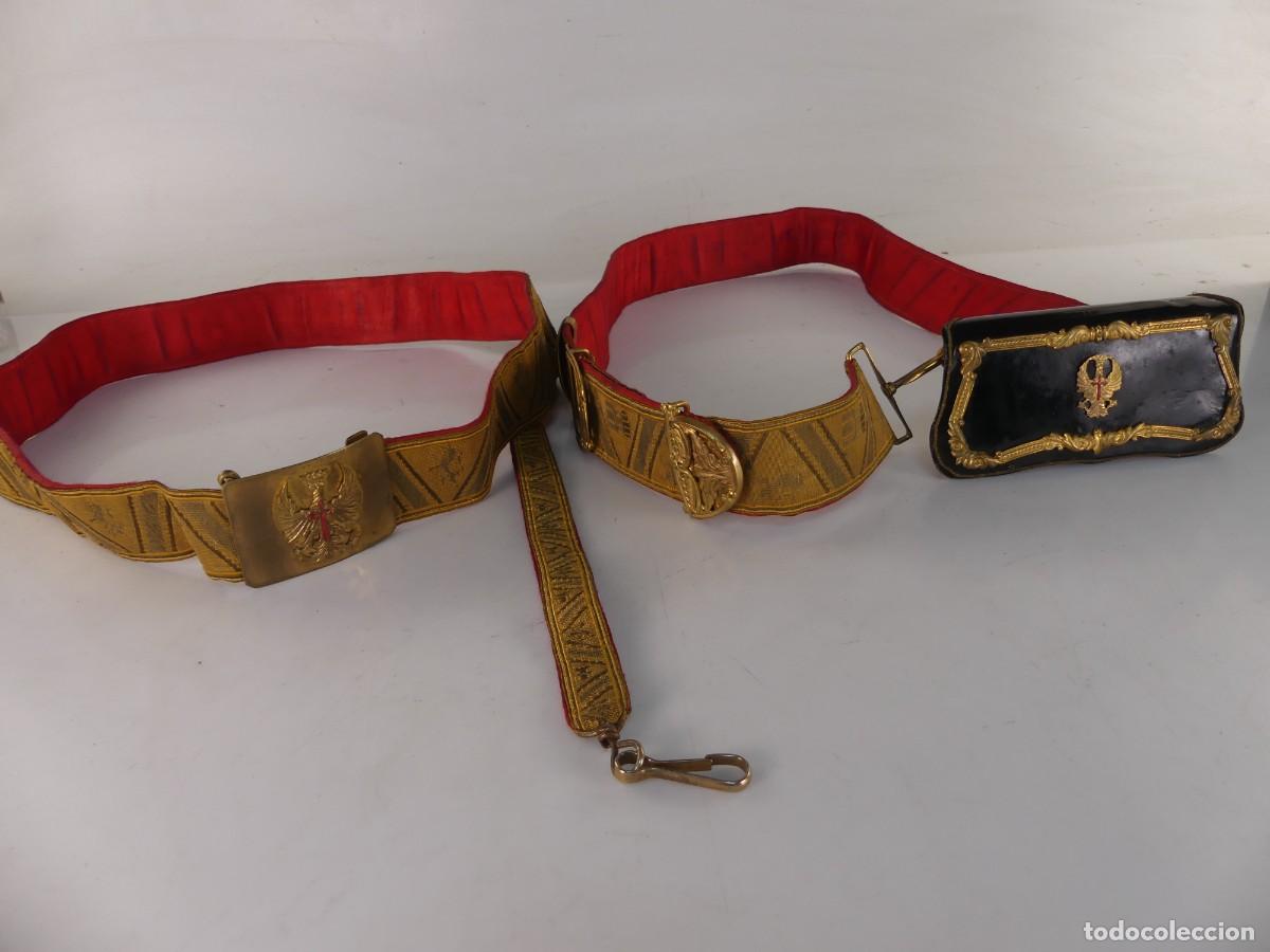 Militaria: CINTUR&Oacute;N Y CARTUCHERA DE GALA EJERCITO ESPA&Ntilde;OL