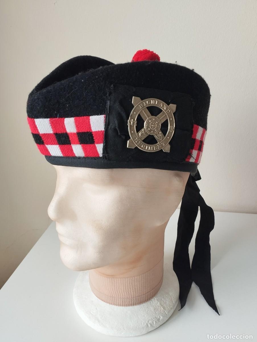 Militaria: Gorrillo escoc&eacute;s Glengarry. Highland regiment