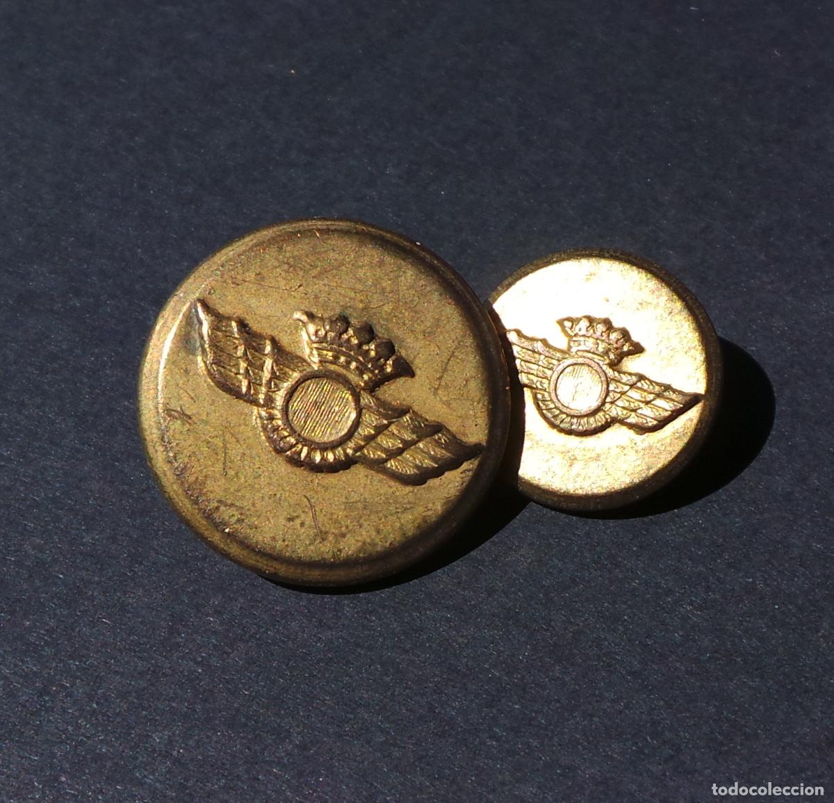 Militaria: BOTONES AVIACI&Oacute;N, &Eacute;POCA DE FRANCO.