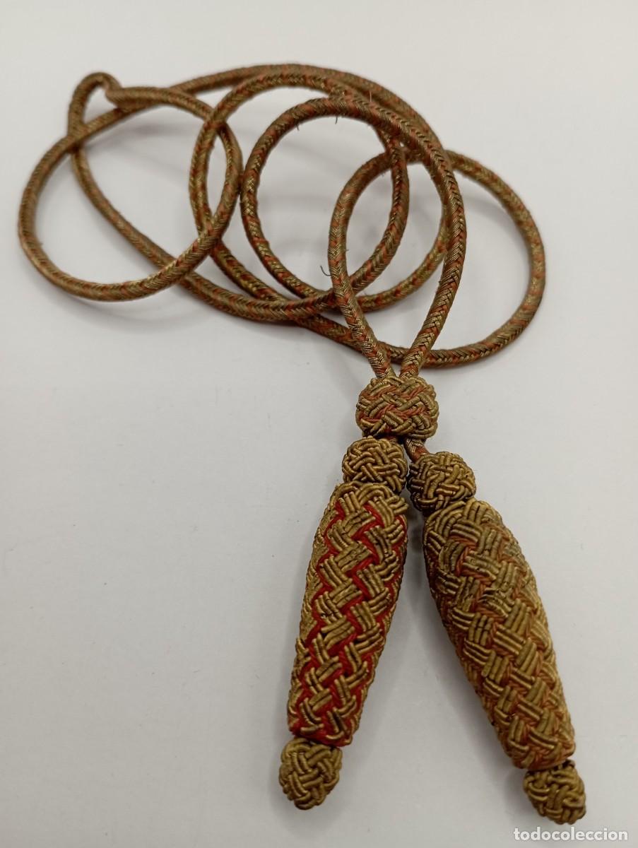Militaria: Antigua borla de bast&oacute;n de mando de General