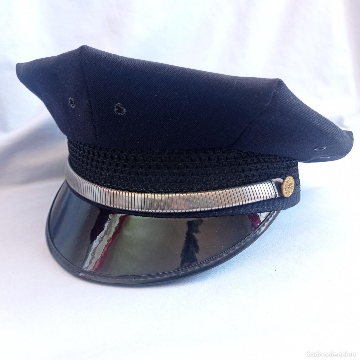 Militaria: GORRA OCTOGONAL POLIC&Iacute;A USA - SIN INSIGNIA