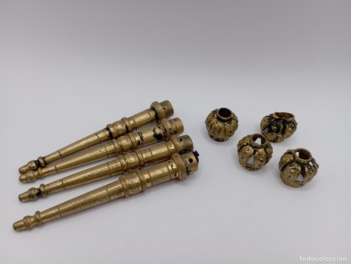 Militaria: Conjunto de 4 cabos para gala de ayudante de campo. Monarqu&iacute;a