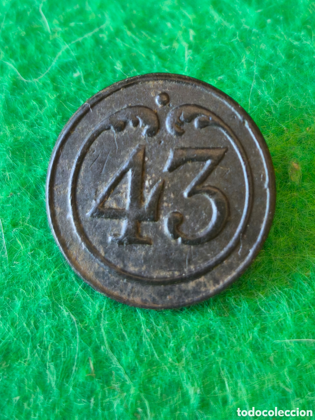 Militaria: Bot&oacute;n Guerra Indepencia 43 15mm