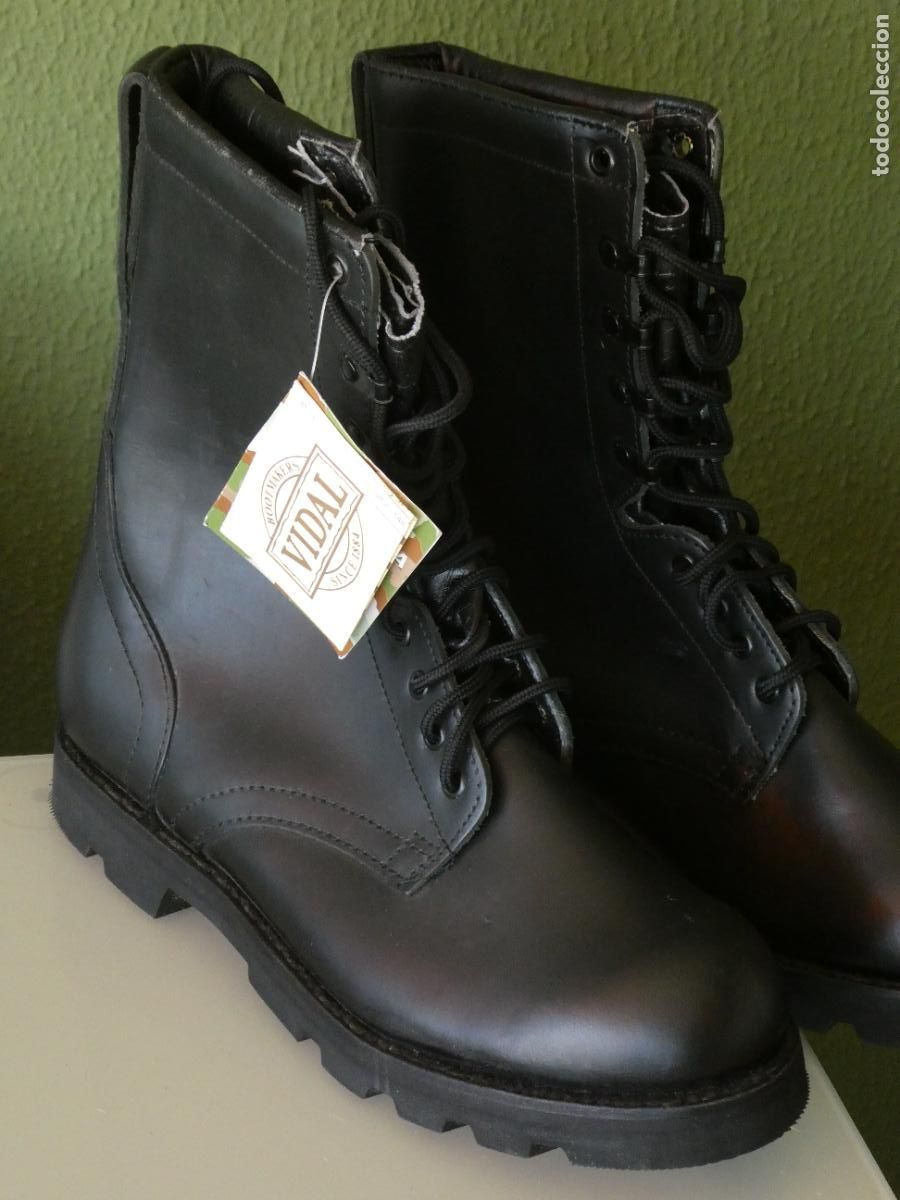 Militaria: BOTAS MILITARES EJ&Eacute;RCITO ESPA&Ntilde;OL. MARCA VIDAL. TALLA 43. NUEVA A ESTRENAR CON ETIQUETA. 1,6KG