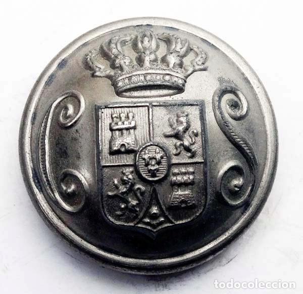 Militaria: 2 BOTONES DEL CUERPO DE SEGURIDAD 1908