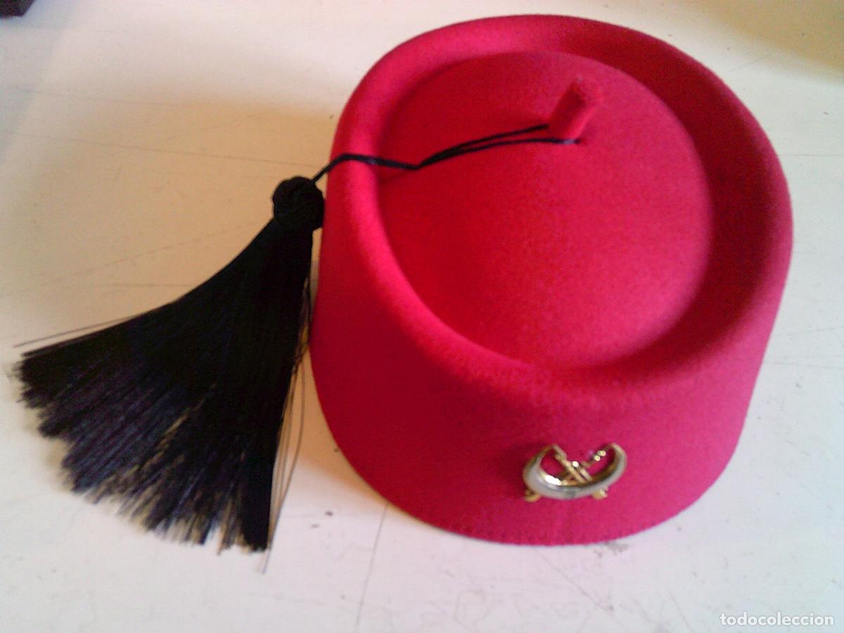 Militaria: Tarbuch gorro Regimiento infanter&iacute;a n&ordm; 3 Regulares Ceuta Ej&eacute;rcito Espa&ntilde;ol bien conservado