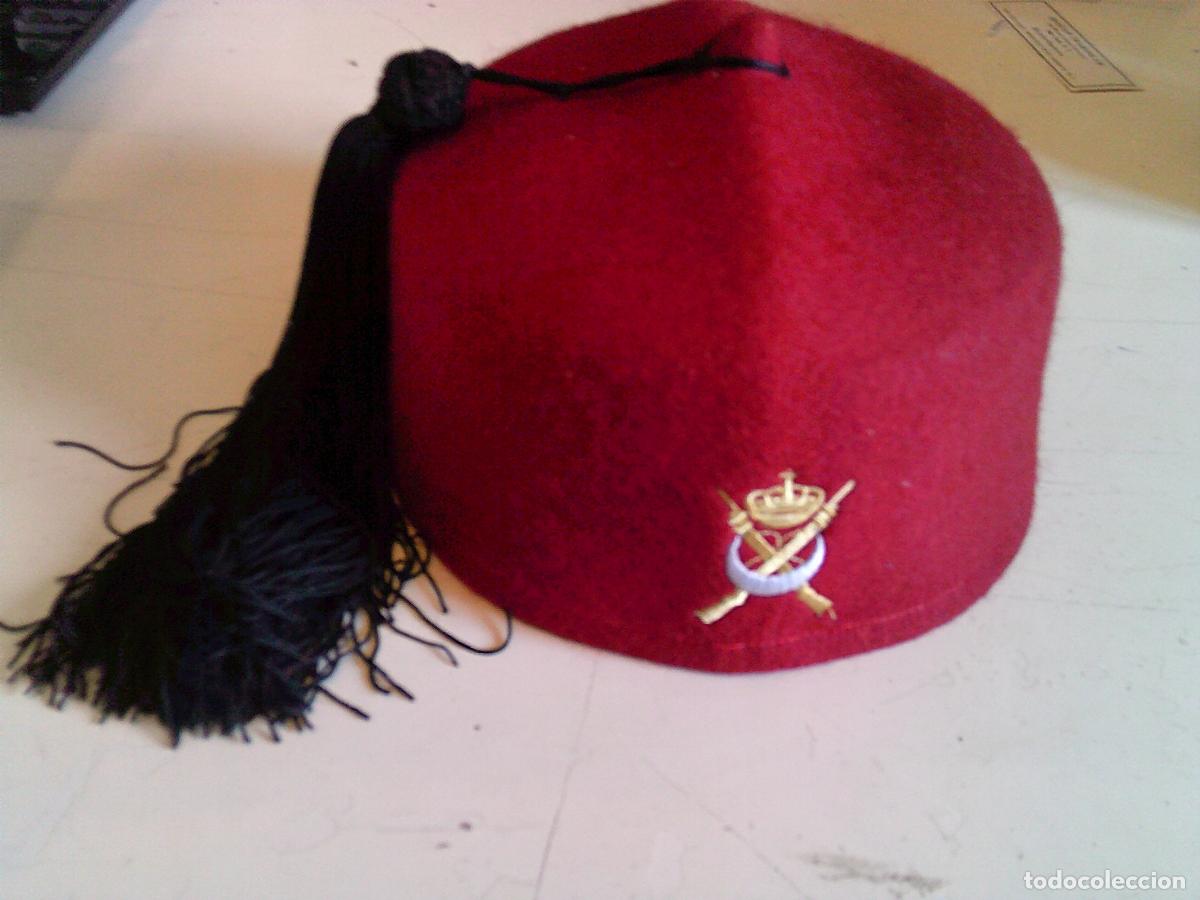 Militaria: Tarbuch gorro Regimiento infanter&iacute;a Regulares Ej&eacute;rcito Espa&ntilde;ol