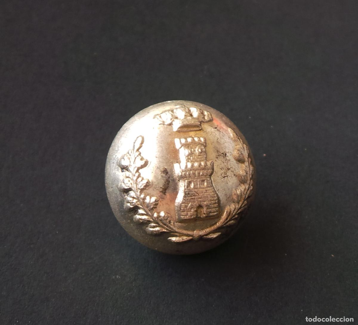 Militaria: BOT&Oacute;N. CUERPO DE INGENIEROS ALFONSO XIII - 2 CM DE DI&Aacute;METRO.