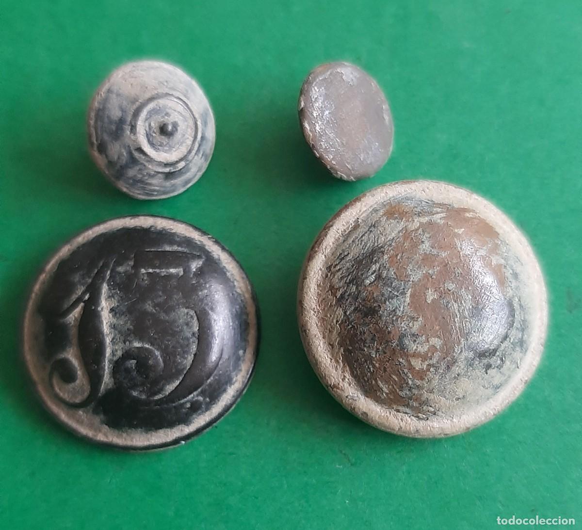 Militaria: (BOTON&Iacute;STICA) LOTE DE BOTONES A CATALOGAR