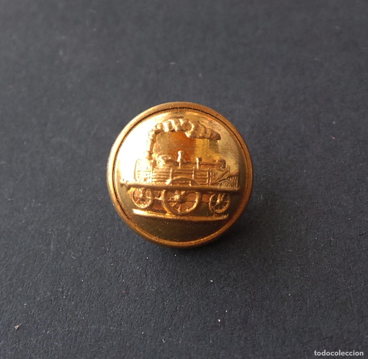 Militaria: BOT&Oacute;N FERROCARRIL. 1,1 CM DI&Aacute;METRO. APROX.