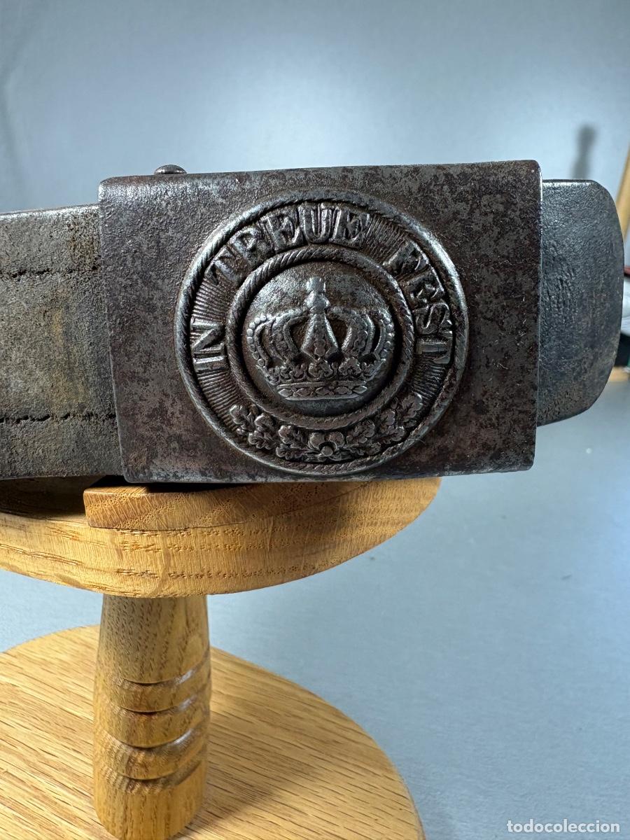 Militaria: Cintur&oacute;n y hebilla primera guerra mundial