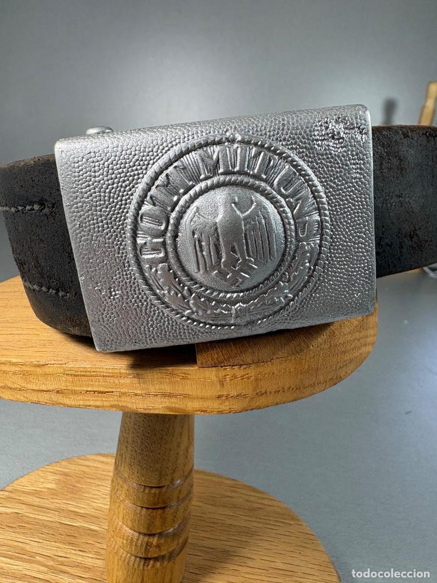 Militaria: Cintur&oacute;n y hebilla del heer