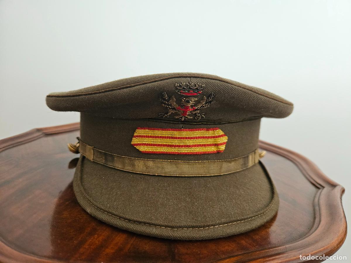 Militaria: GORRA DE PLATO DE SARGENTO DEL EJERCITO - Foto 2