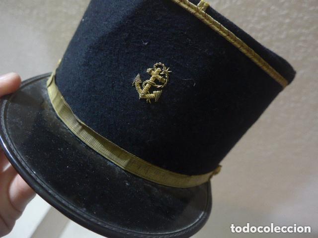Militaria: Antigua gorra Kepi de la marina francesa, original. Francia.