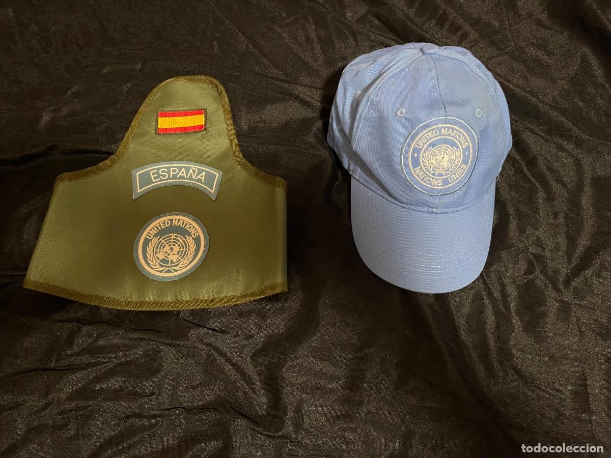 Military Antiques: Brazalete militar y gorra United nations
