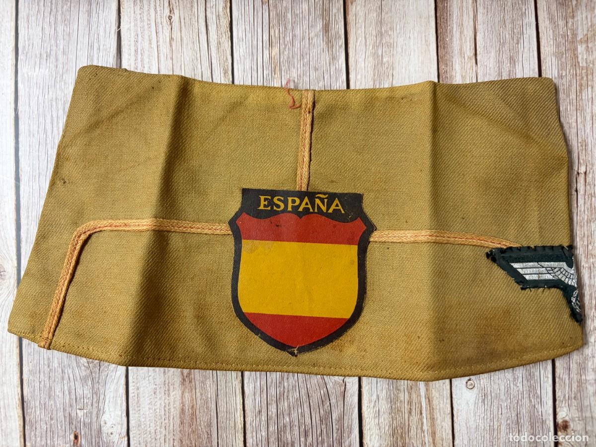 Militaria: DIVISI&Oacute;N AZUL. GORRO CUARTELARIO CON EMBLEMA DE LA DIVISI&Oacute;N.MUY RARO. GUERRA CIVIL.II GUERRA MUNDIAL
