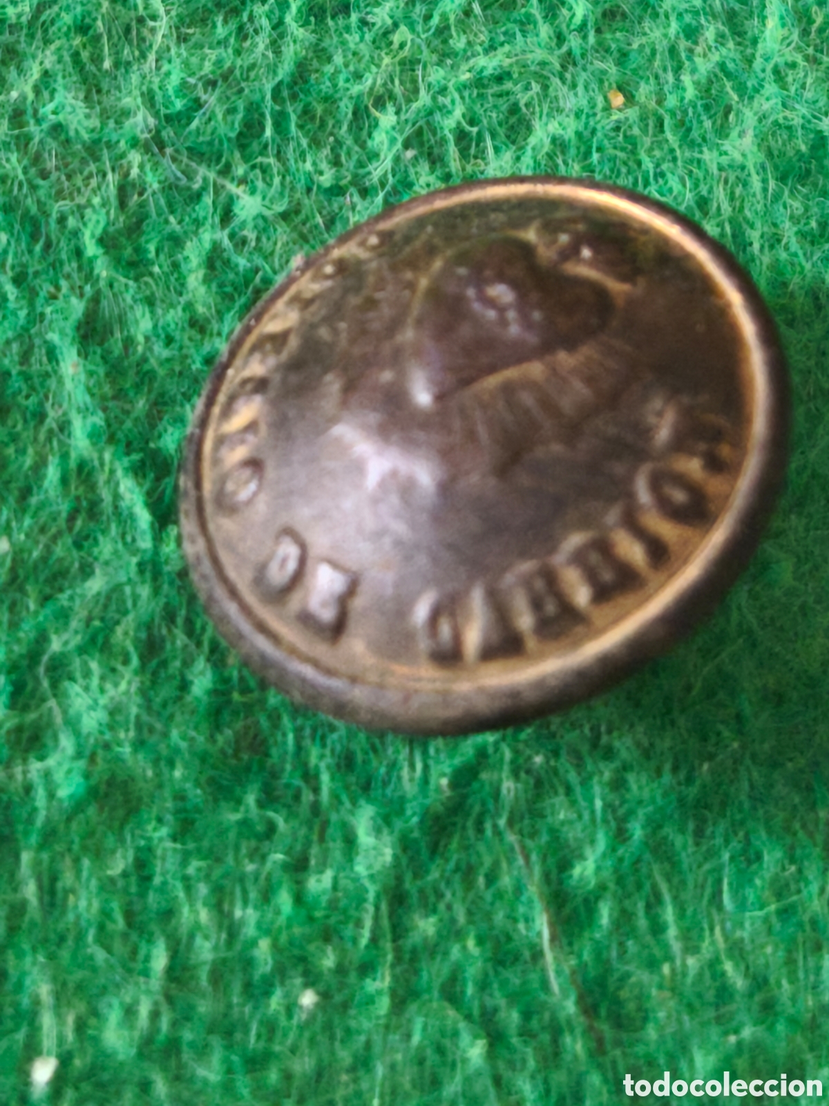 Militaria: Lote bot&oacute;n y broche coraz&oacute;n Jes&uacute;s - Foto 5