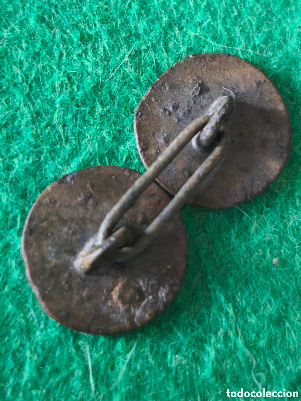 Militaria: Gemelos bot&oacute;n enteros - Foto 2