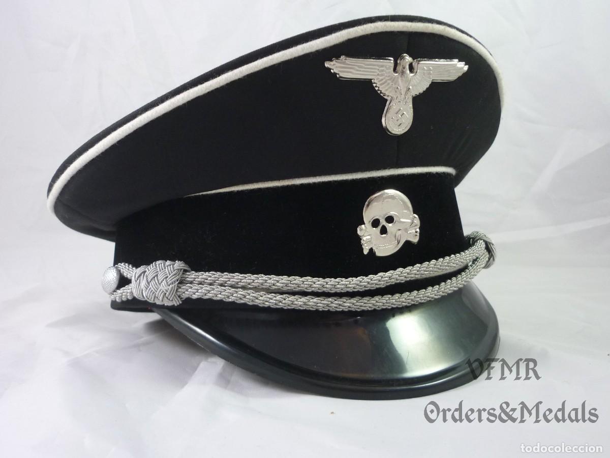 Militaria: Gorra de oficial de las Allgemeine SS, talla 60