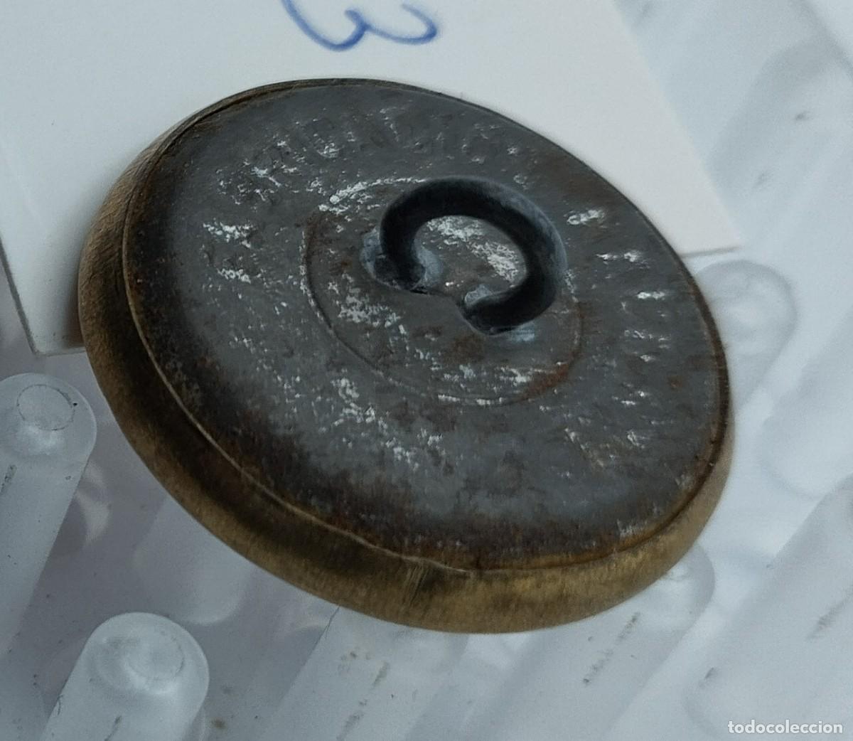 Militaria: boton desconocido M H B - Foto 4