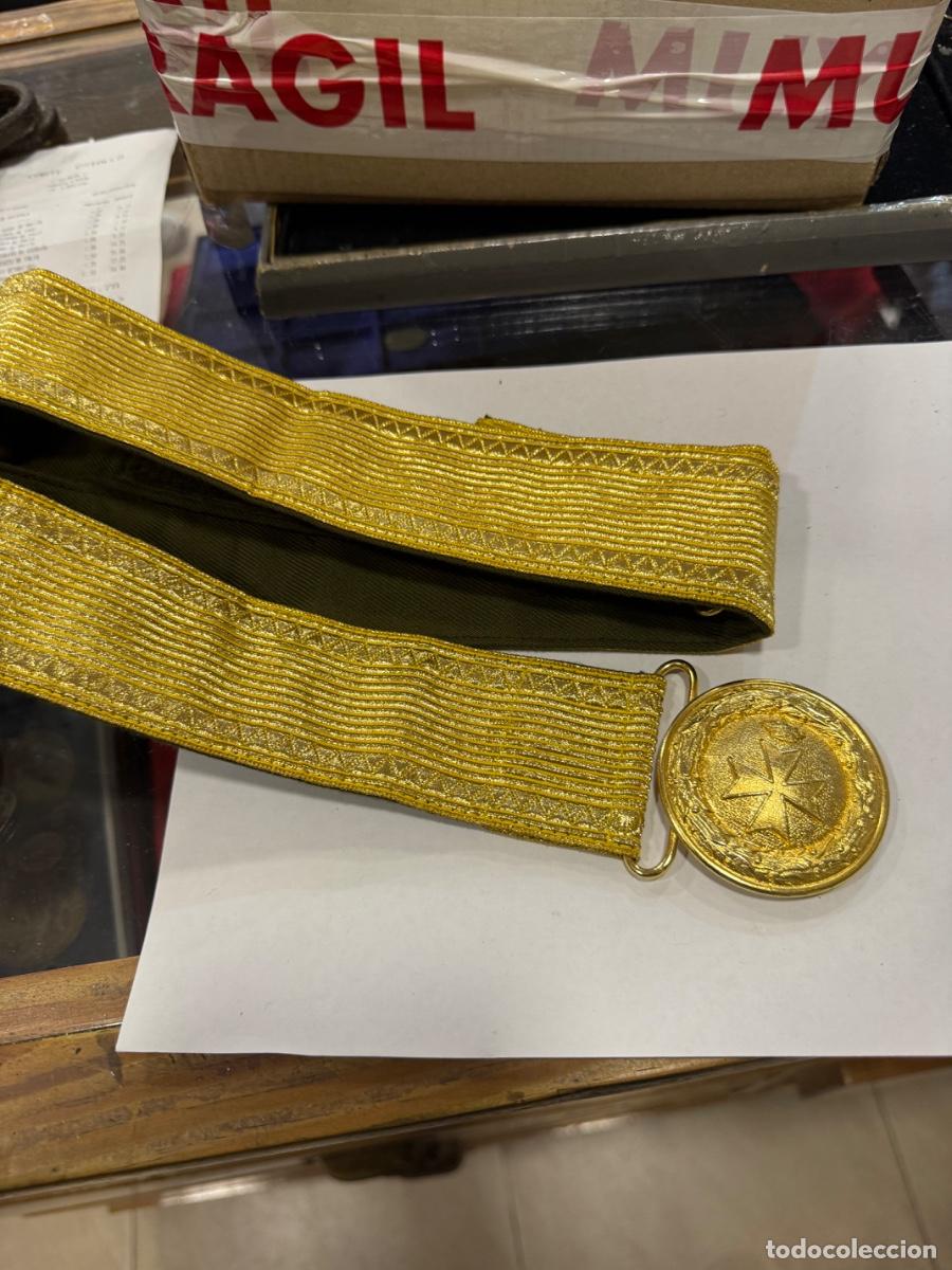 Militaria: Lote de cinturones y efectos de uniformes - Foto 4