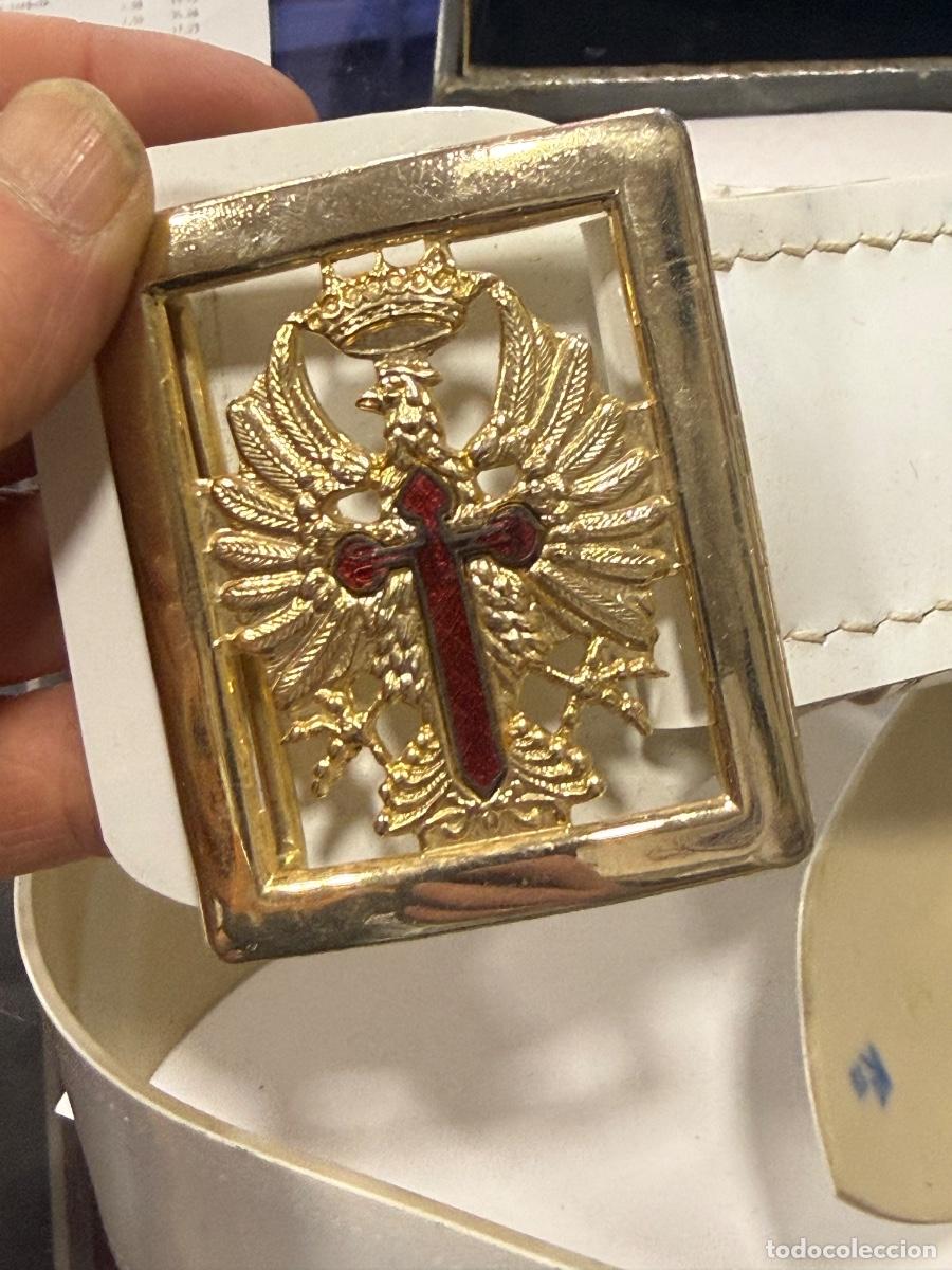 Militaria: Lote de cinturones y efectos de uniformes - Foto 7