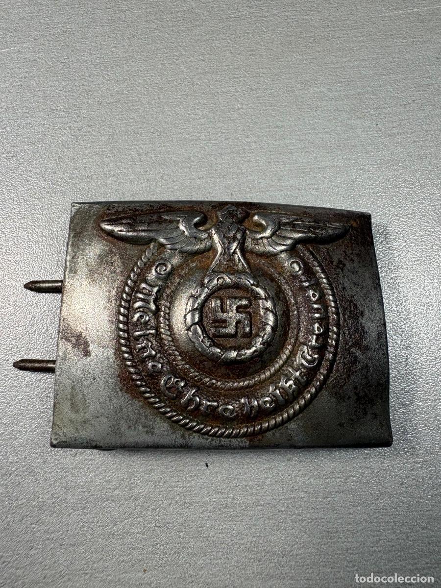 Militaria: Hebilla de cintur&oacute;n SS,reproducci&oacute;n