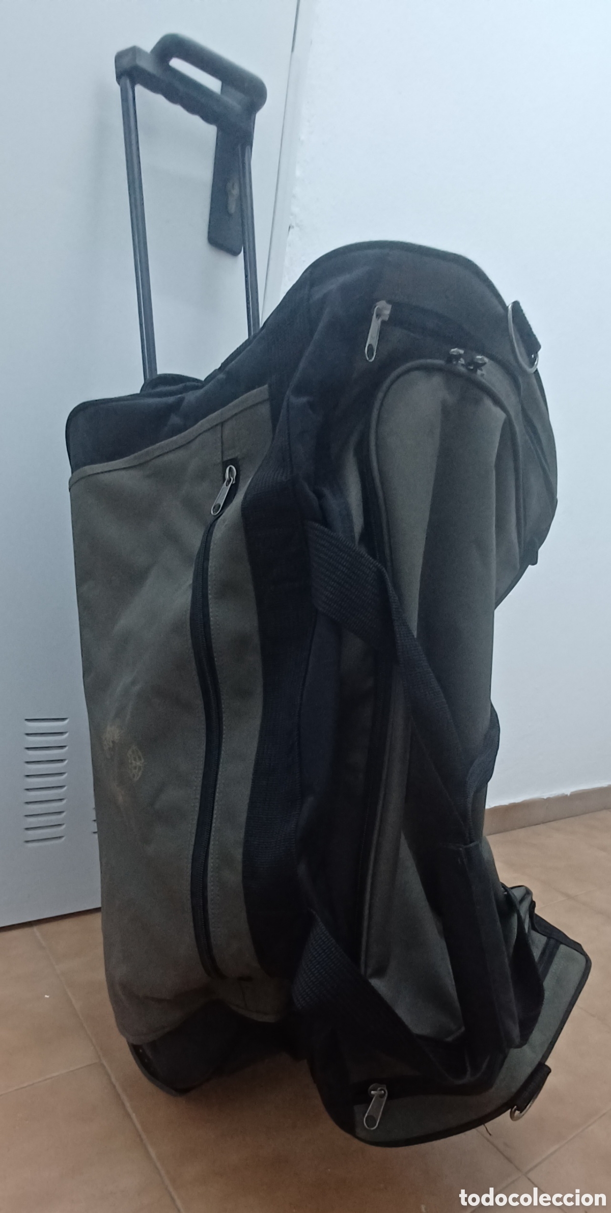 Militaria: BOLSA MALETA MACUTO DEL EJERCITO ESPA&Ntilde;OL CON RUEDAS - Foto 2