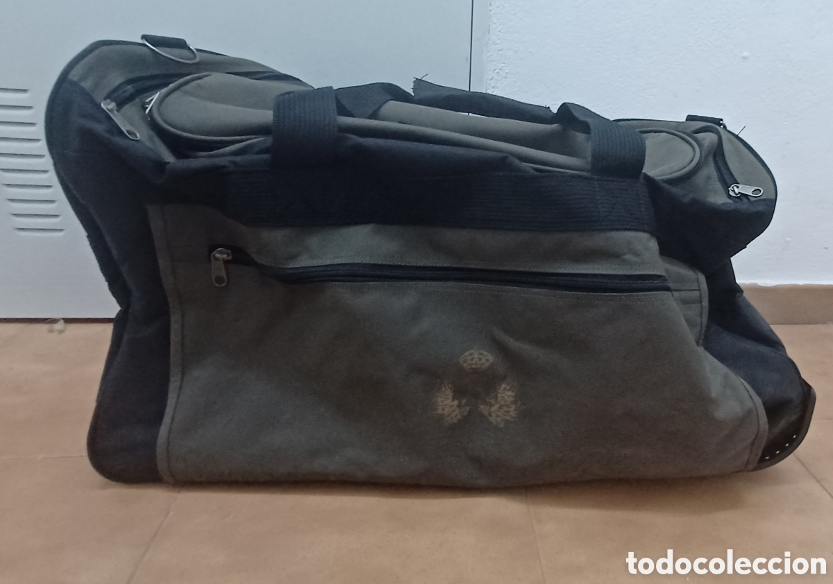 Militaria: BOLSA MALETA MACUTO DEL EJERCITO ESPA&Ntilde;OL CON RUEDAS - Foto 1