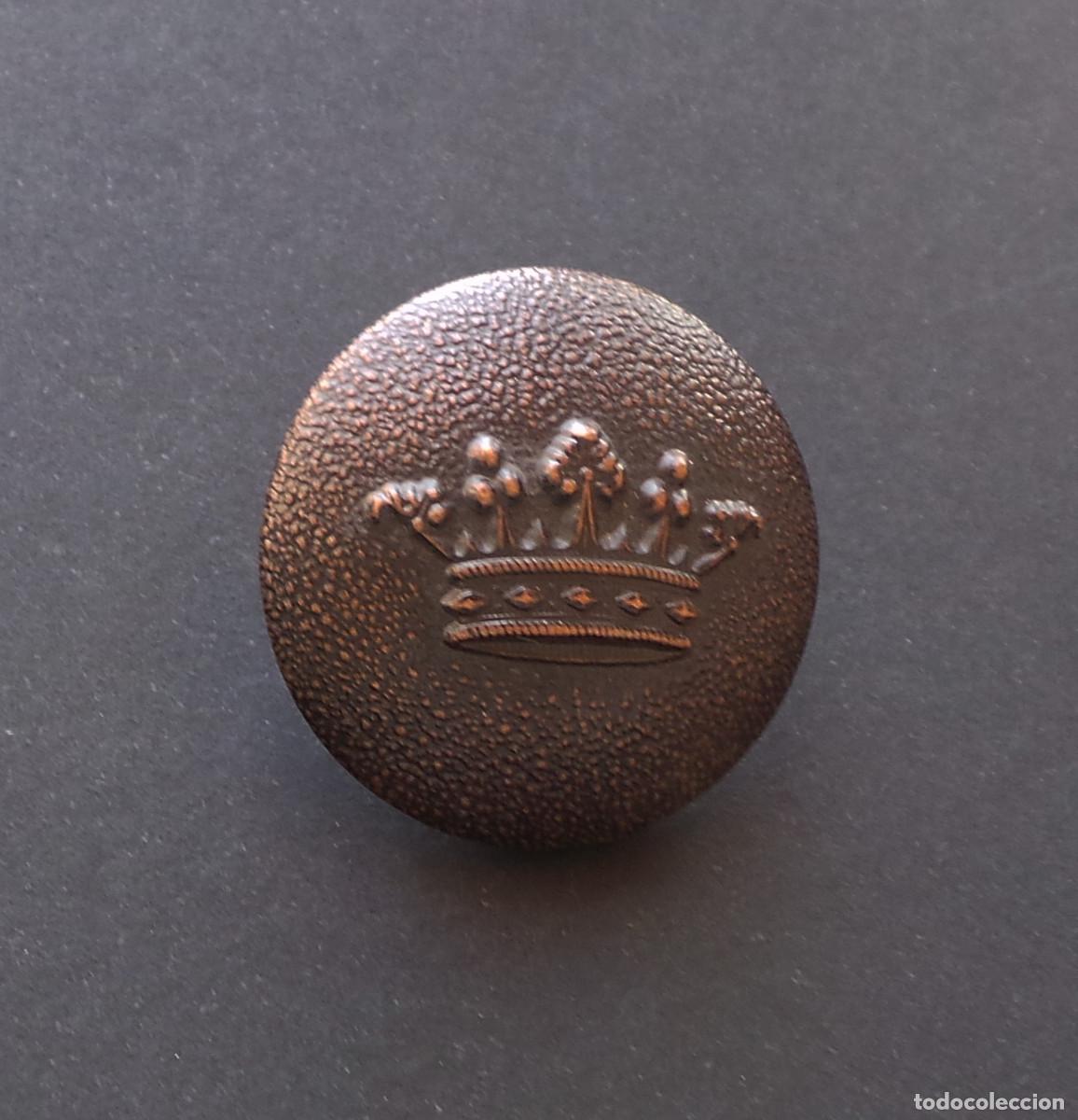 Militaria: BOT&Oacute;N NOBLEZA. MARQU&Eacute;S, CORONA MARQUESAL.- 2,7 CM DE DI&Aacute;METRO APROX.