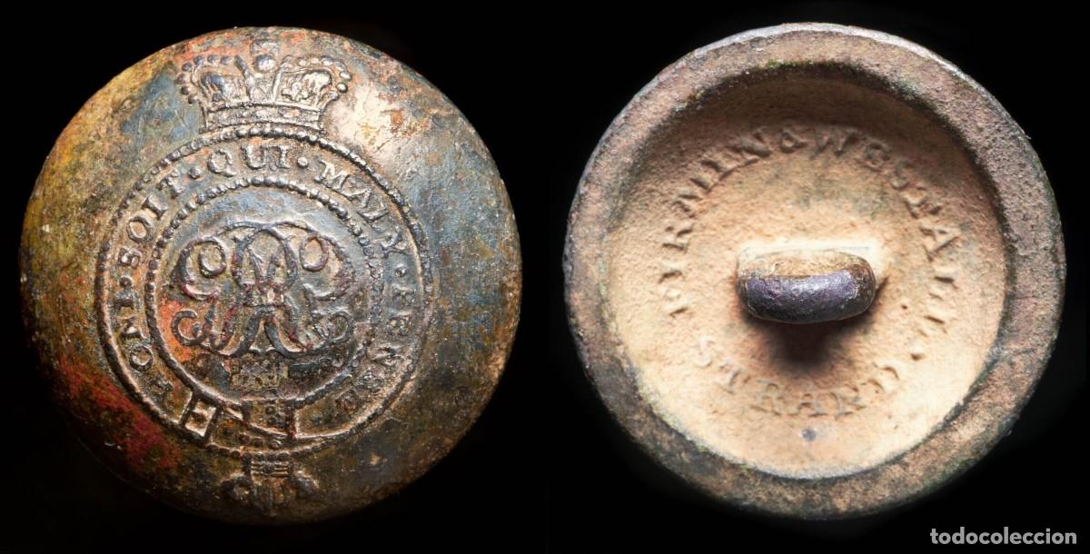 Militaria: British Button Military, Napoleonic Wars - 22 mm.