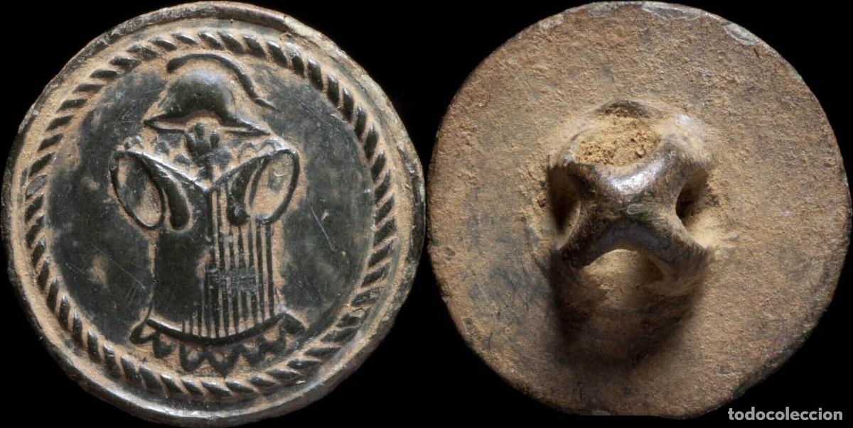 Militaria: Bot&oacute;n Militar Franc&eacute;s, Cuerpo Imperial Ingenieros, Guerras Napoleonicas - 16 mm.