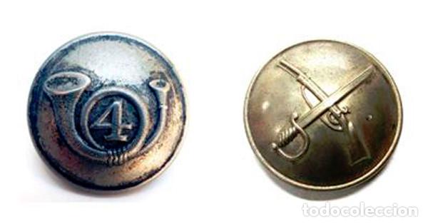 Militaria: 2 BOTONES DE LA GUERRA DE CUBA