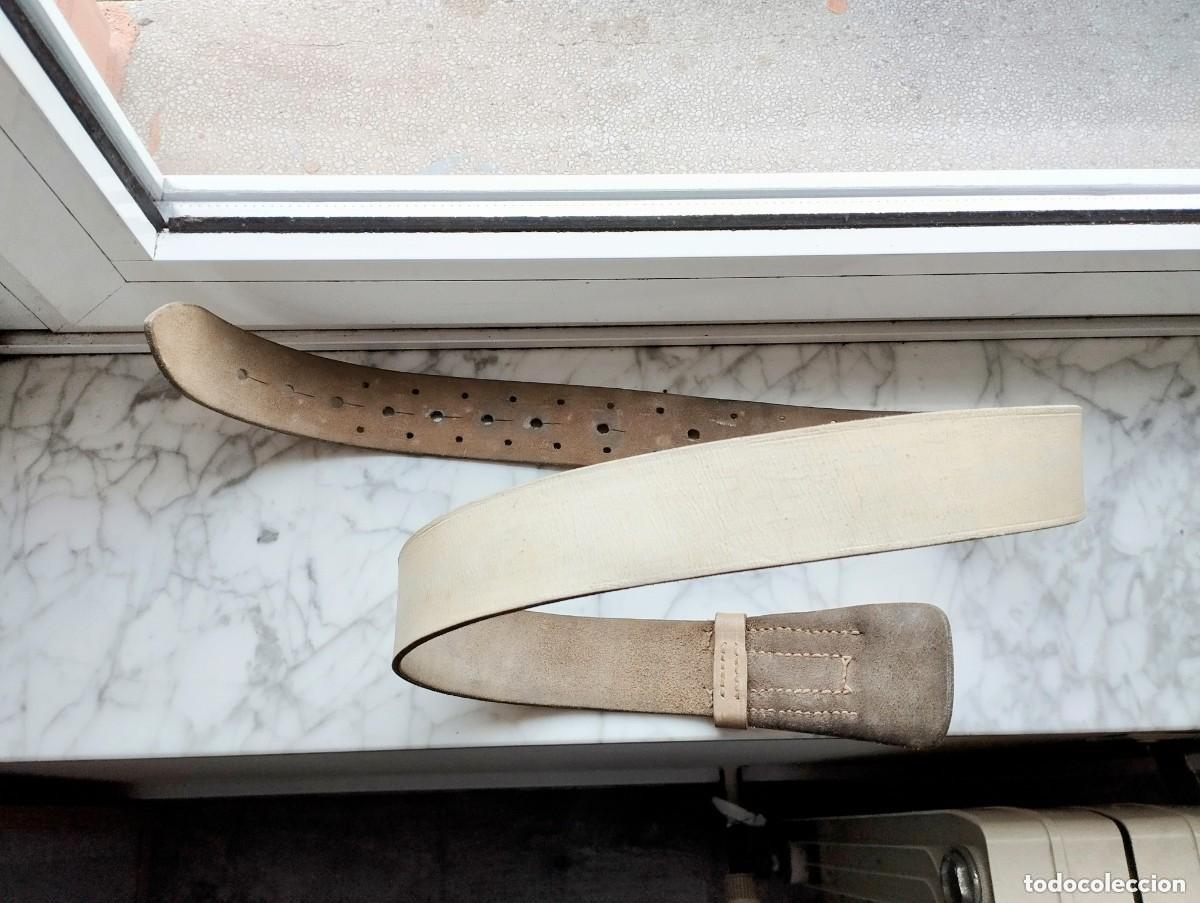 Militaria: Cintur&oacute;n Sam Browne blanco - Foto 2