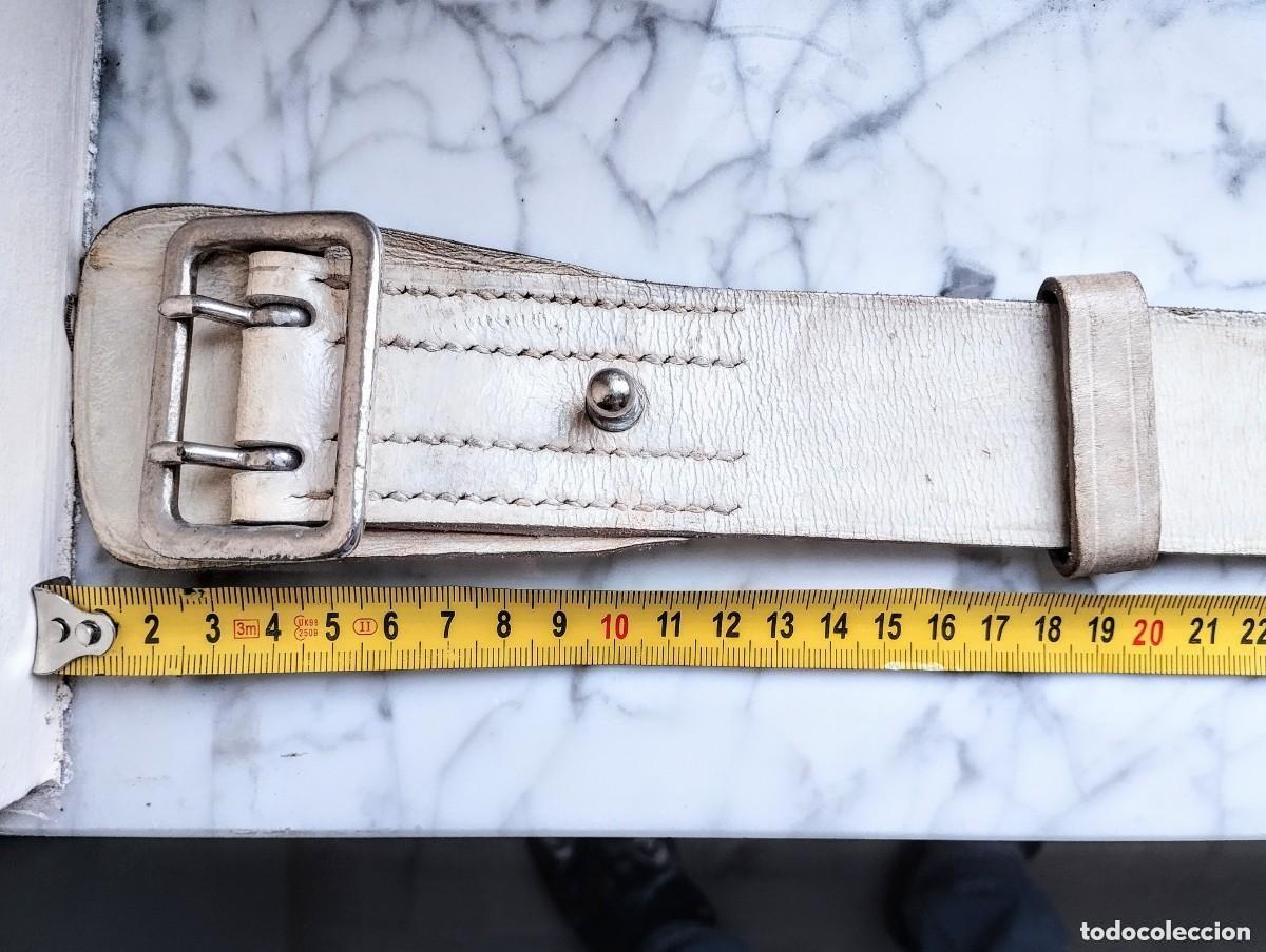 Militaria: Cintur&oacute;n Sam Browne blanco - Foto 3