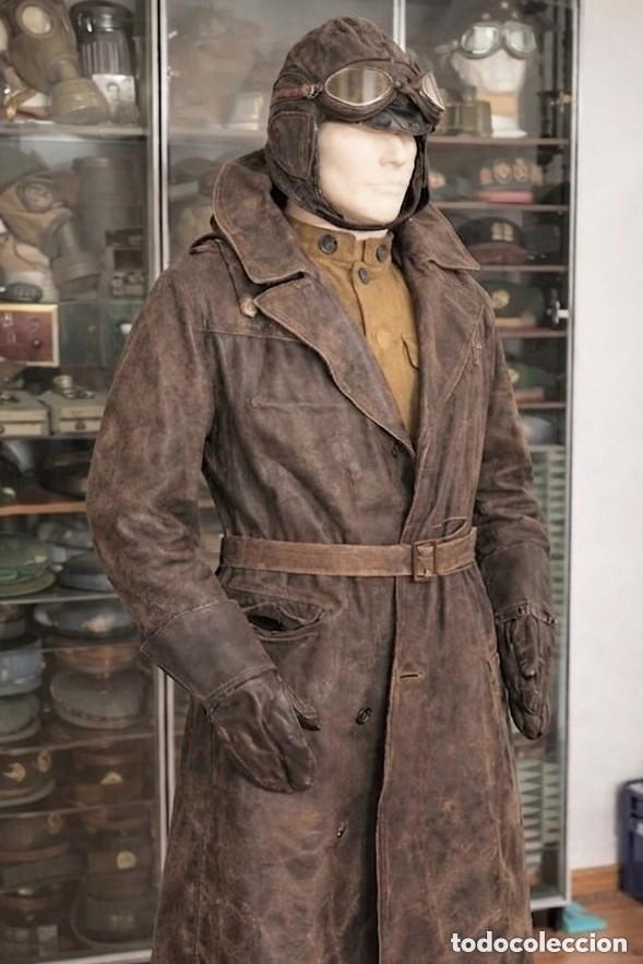 Militaria: Abrigo de piloto. I Guerra mundial, guerra civil espa&ntilde;ola.