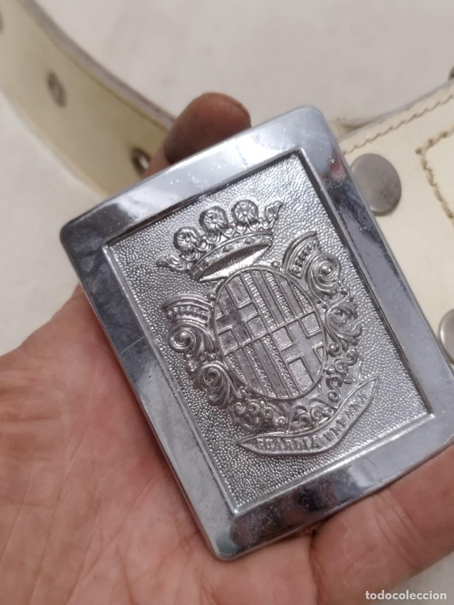 Militaria: Cinturon de la Guardia Urbana, policia de Barcelona.