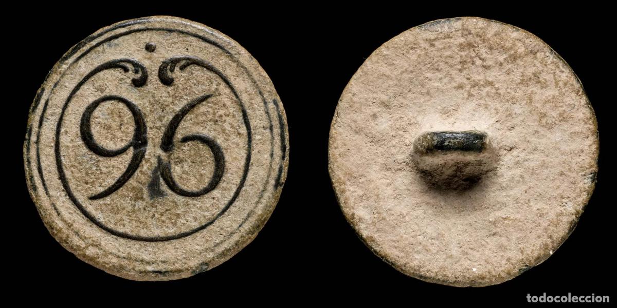 Militaria: Button 96 st line Infantry French army, Napoleonic wars - 23 mm.