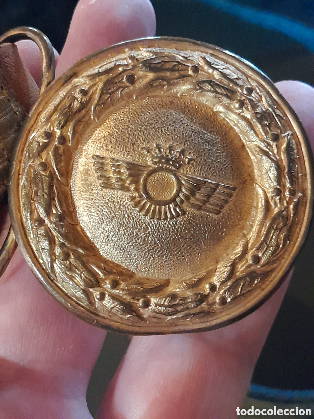 Militaria: Cinturon de gala ej&eacute;rcito del aire epoca Franco - Foto 2