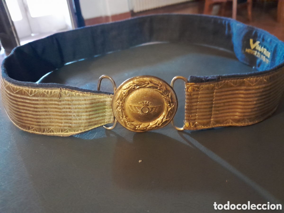 Militaria: Cinturon de gala ej&eacute;rcito del aire epoca Franco