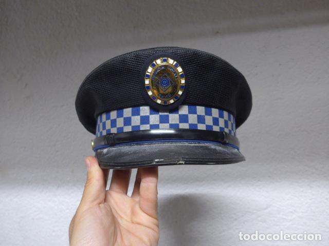 Militaria: Antigua gorra de plato de la policia local de Reus, Catalunya. Original. Guardia Urbana