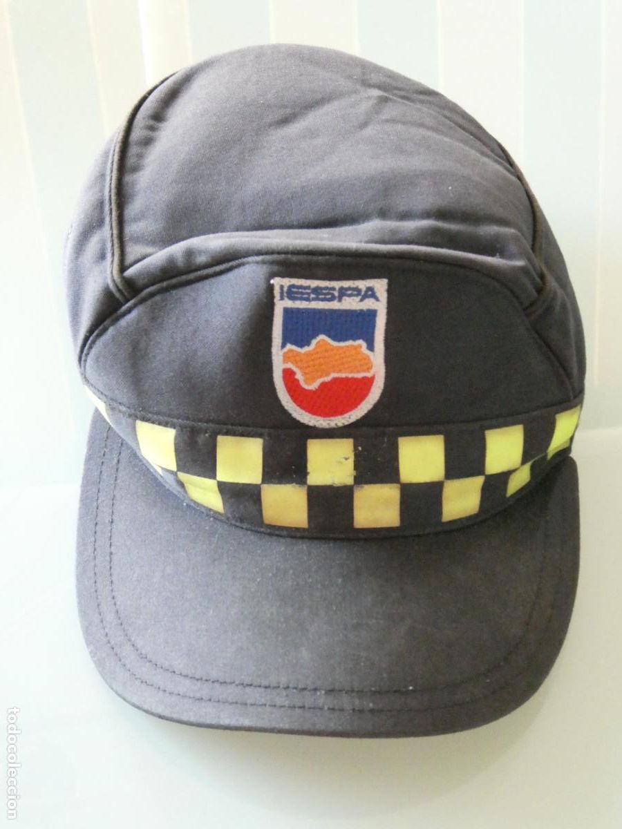 Militaria: GORRA IESPA. EMERGENCIAS Y SEGURIDAD P&Uacute;BLICA. JUNTA ANDALUC&Iacute;A. USADA. 100GR