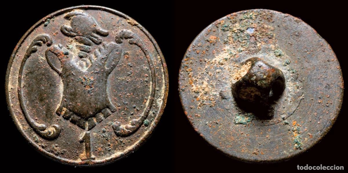 Militaria: Button French 1 Engineers, Napoleonic wars - 22 mm.