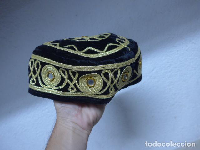 Militaria: Antiguo gorro folclorico de algun pais arabe, posiblemente turco, Turquia.