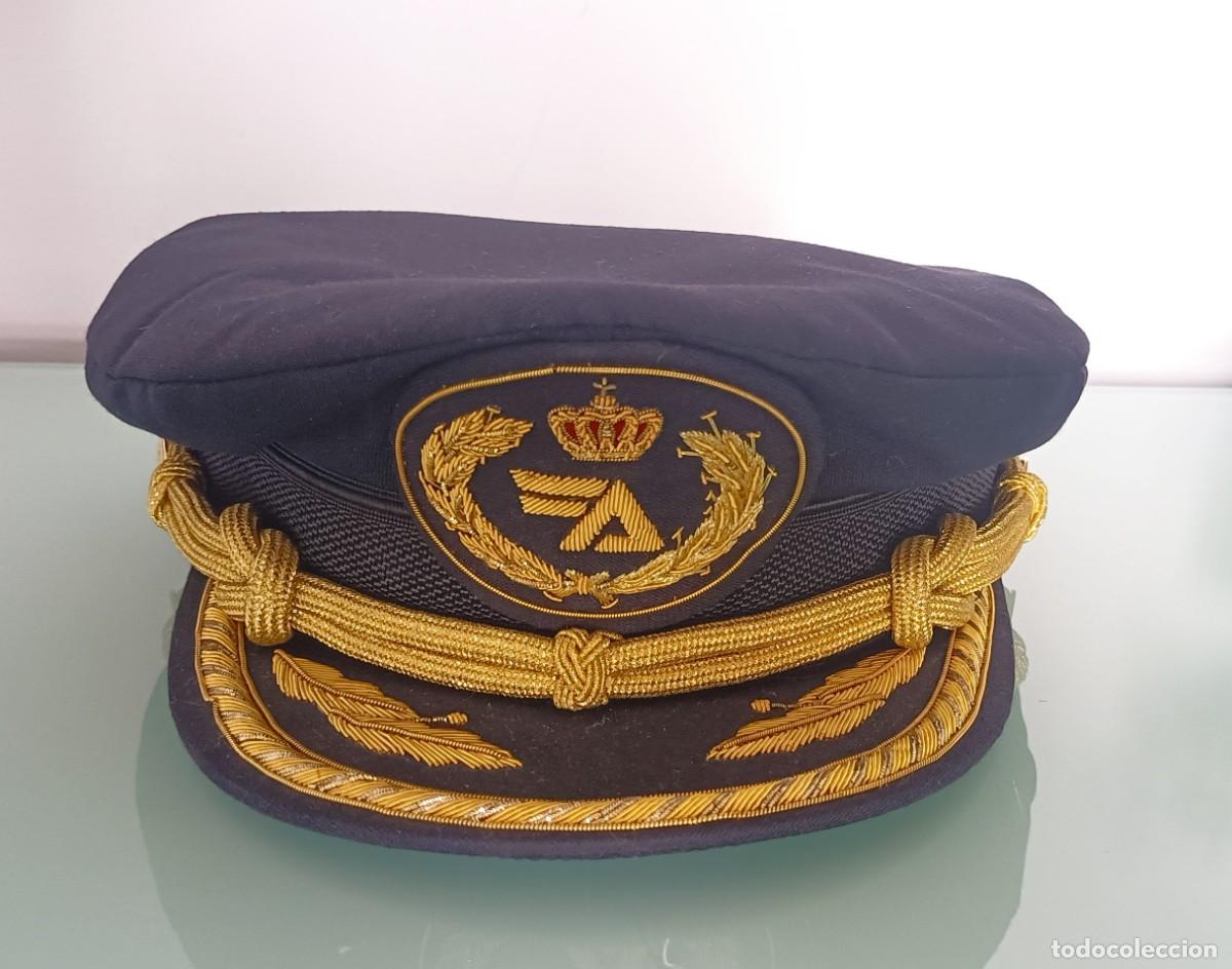 Militaria: GORRA PILOTO COMANDANTE DE AVIACO, LINEAS AEREAS, EXCELENTE ESTADO DE CONSERVACION, FABRICA DE GORRA