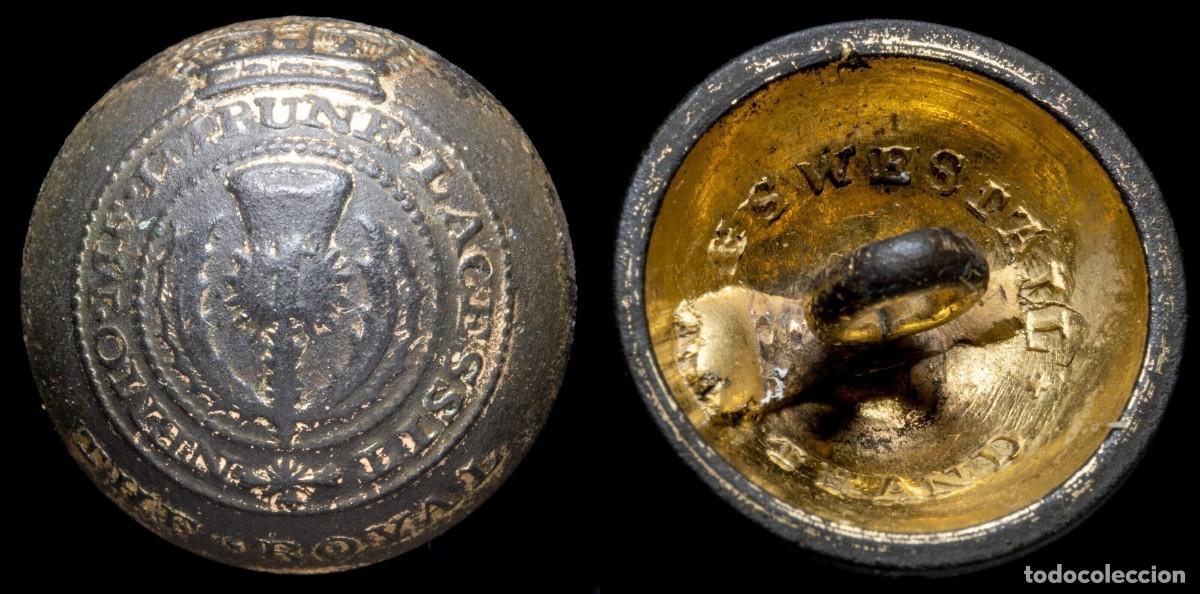 Militaria: British Button Military, Napoleonic Wars - 19 mm.
