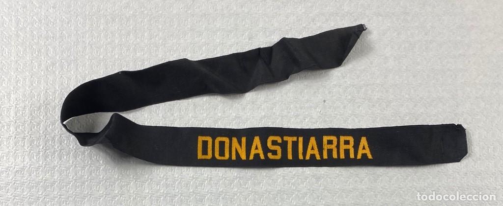 Militaria: Cinta para gorro Lepanto de tripulante del Submarino DONASTIARRA Original